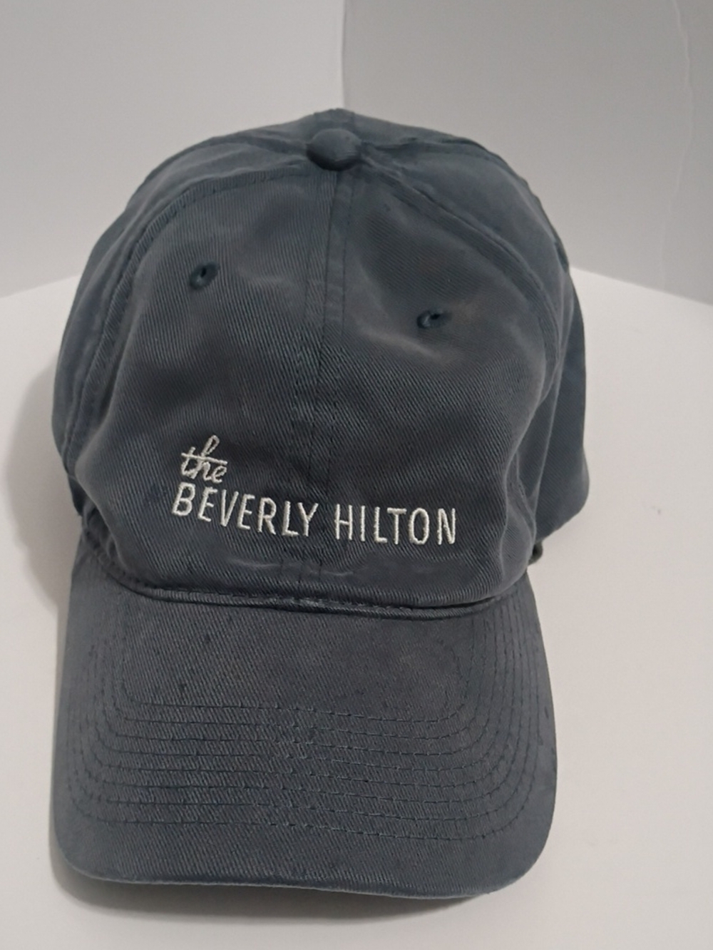 The Beverly Hilton Embroidered Baseball Cap - Charcoal